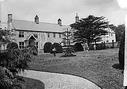 Corsygedol, left side frontage of the house