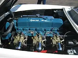 1953 Corvette Blue Flame engine
