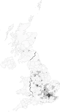 Black/Black British: Total (3.01%)