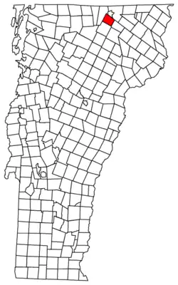 Located in Orleans County, Vermont