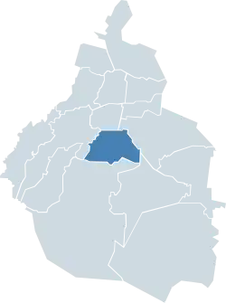 Coyoacán within Mexico City