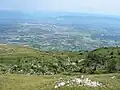 Looking towards Geneva from the summit