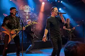 Crimson Glory performing in 2024