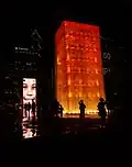 Crown Fountain, Millennium Park night photo