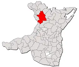 Location in Constanța County
