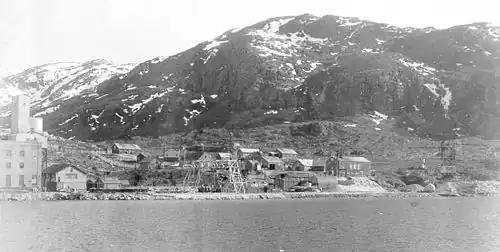 The cryolite mine in Ivittuut in the summer of 1940