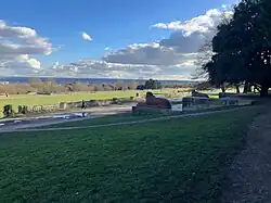 Crystal Palace Park view over Kent from Upper Terrace