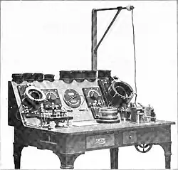 A crystal receiver used in long distance Telefunken radiotelegraphy stations