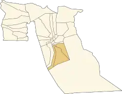 Location of Robbah District in El Oued Province