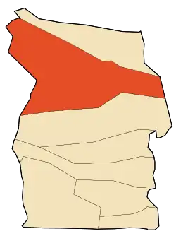 Location of Oum Touyour commune within El M'Ghair Province