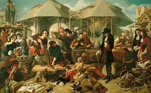 Peter the Great at Deptford Dockyard, 1857