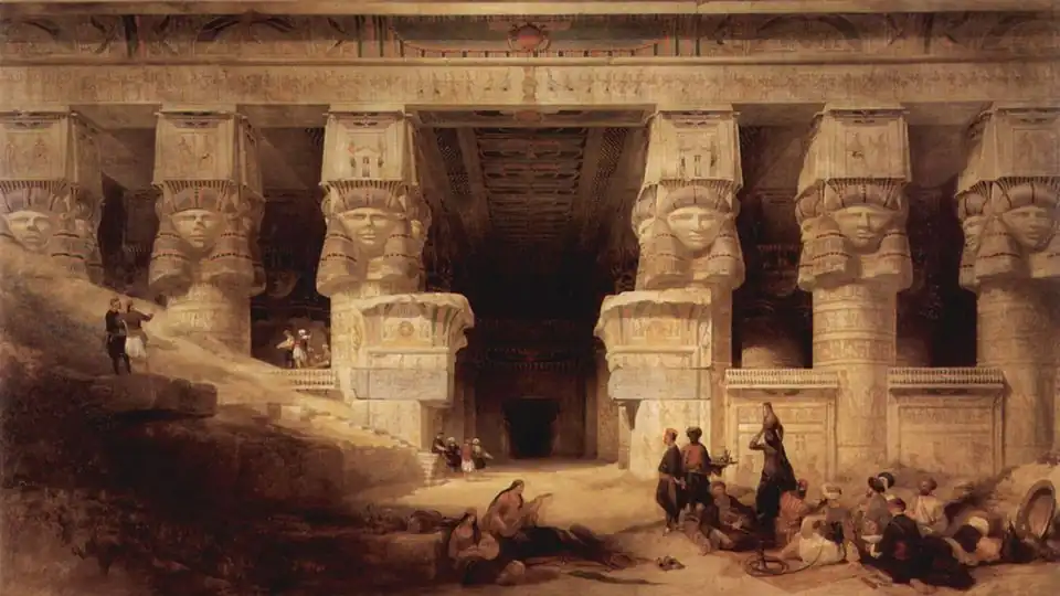 The Temple of Dendera by David Roberts