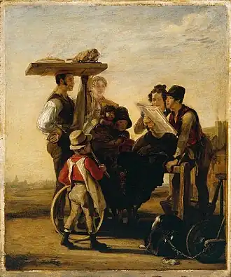 David Wilkie, Newsmongers, 1821