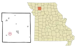 Location of Altamont, Missouri