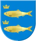 Coat of arms of De Rijp, had one herring less, because Enkhuizen was more important as herring fishing city