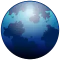 Blue globe artwork, distributed with the source code, and is explicitly not protected as a trademark[296]
