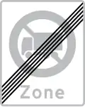 E69.5: End of zone with no heavy goods vehicles