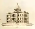 Proposal for Providence City Hall (1855)