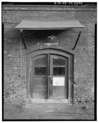 Door of SPRR Carlin Shops, circa 1968