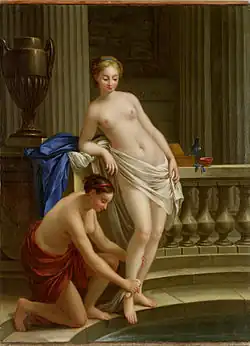 Two Women Bathing by Joseph-Marie Vien
