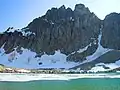Devore's north face seen from Bird Lakes