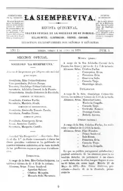 Directory of the La Siempreviva society