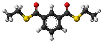 Ball-and-stick model of the ditophal molecule