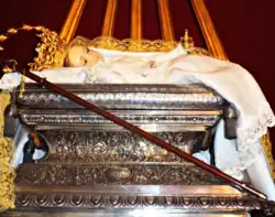 Image of the Divina Infantita venerated in the Parish of San Isidro Labrador in the City of El Ejido