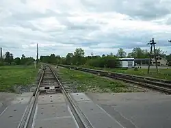 Tracks in the direction of Jelgava