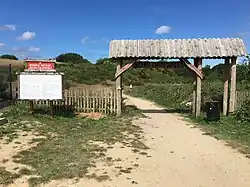 Entrance to the Chłapowo gorge