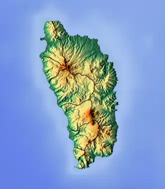 Roseau is located in Dominica