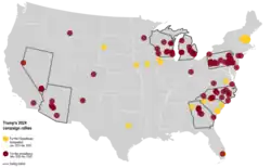 Trump's 2024 campaign rallies