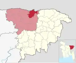 Location of Dowarabazar