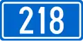 D218 state road shield