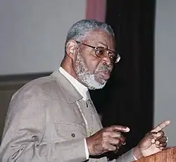 Ben-Jochannan lecturing in Brooklyn, c. 1990s