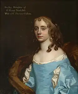 Dudley, Daughter of Sr. Henry North, Bart., Wife of Sir Thomas Cullum