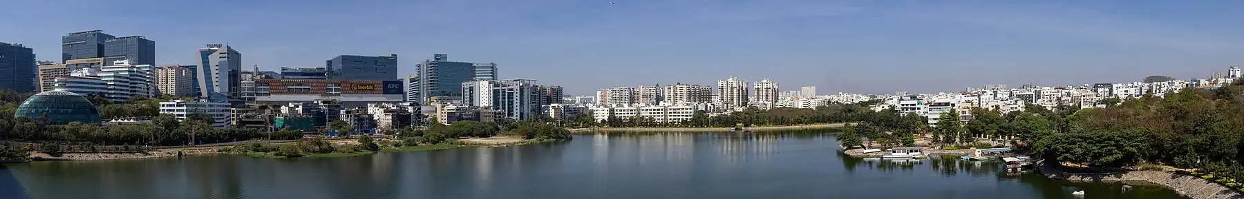 Durgam Cheruvu panorama