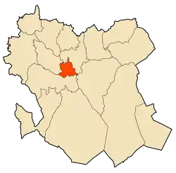 Location of Saïda in Saïda Province