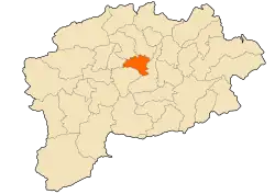 Location of Guelma in the Guelma Province