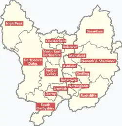 Area and component authorities of the combined authority