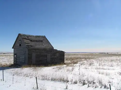 An abandoned house in Eastonville, Colorado
