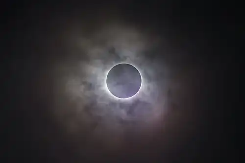 Totality as seen from Viesca, Coahuila