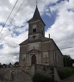 The church in Vannes-le-Châtel