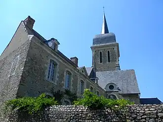 The church in Brissarthe