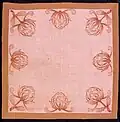 Eirene Mort (c.1907) Tablecloth with waratah design