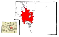 Colorado Springs station is located in Colorado Springs, Colorado