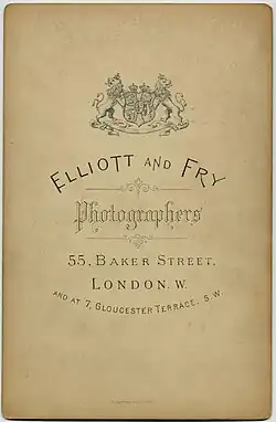 Reverse of the Gilbert card.