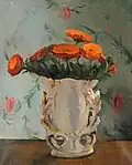 Elma Roach (1934) Still Life with Marigolds