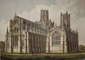 Northeast aspect of Ely Cathedral