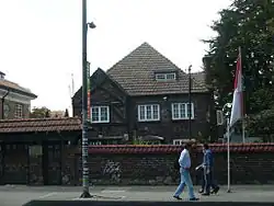 The former chancery at Carrera 11 No. 75-27, Bogotá